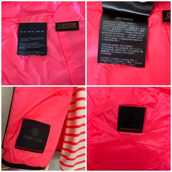 BOGNER VEST 1/4 ZIP TOP SET SZ 8-10 M STRIPED ATHLETIC PERFORMANCE BOLD MODERN - Picture 11 of 13